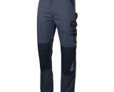 Pantalon bicolore Gris/Noir avec poches genouillères SULFATE | 42 - LMA 3473832722384 162242