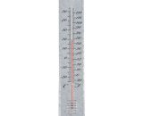 Esschertdesign - Thermomètre en Zinc patiné pour jardin 50cm gris - gris 8714982057144 ES-D1-OZ11
