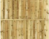 Panneau de clôture Bois de pin imprégné 180x(165-180) cm - Fimei 755559885485 42460