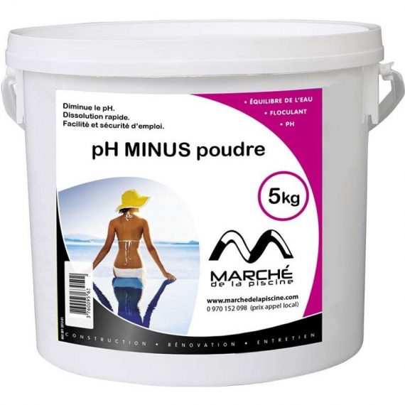Marchedelapiscine - Correcteur de pH piscine pH minus poudre seau 5kg 3782180057421 515000050