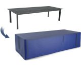 Housse de protection extérieure pour table rectangulaire 280x120x74 cm- Ultra résistant - Bleu 3700998991133 BBQACESS-COV10P12P