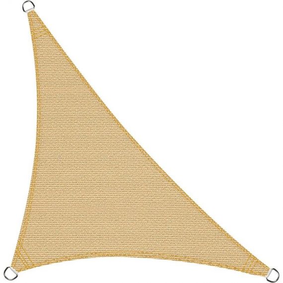 Voile d'ombrage Triangle Rectangle 3 x 3 x 4.25 mètres Une Protection des Rayons UV, Convient pour Les Jardins et Les Terrasses, Résistant à l'usure 8271102860164 PESCE-0001030