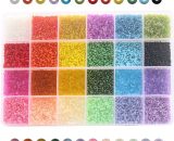 Ousudela - Perles de rocaille en verre 24 couleurs petites perles Kit Bracelet perles pour la fabrication de bijoux 9533061602001 ousudela-02554