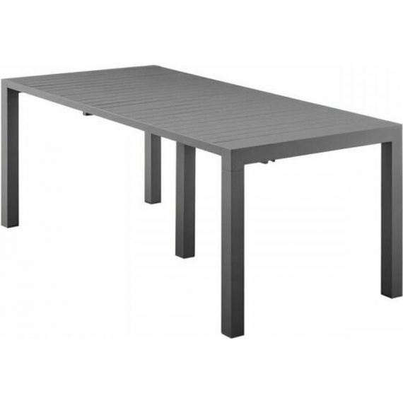 Table de jardin extensible mode papillon - extensible des 2 côtés - Aluminium - 200/260/320 X 100 X 75 cm 3619999345336 TABEXTAL200320