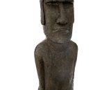 Statuette en Résine 'Île de Paques' 58cm Marron  44724