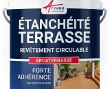 Arcane Industries - Étanchéité Terrasse : Peinture Sol Extérieur ARCATERRASSE Produit Imperméable Gris - 2.5 L - Gris 3700043467026 21_23461
