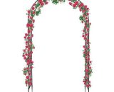Arche à Rosiers tuteur roses arche de jardin arceau rosiers Support Plantes Grimpantes 6088748006151 LAkjwo-3839