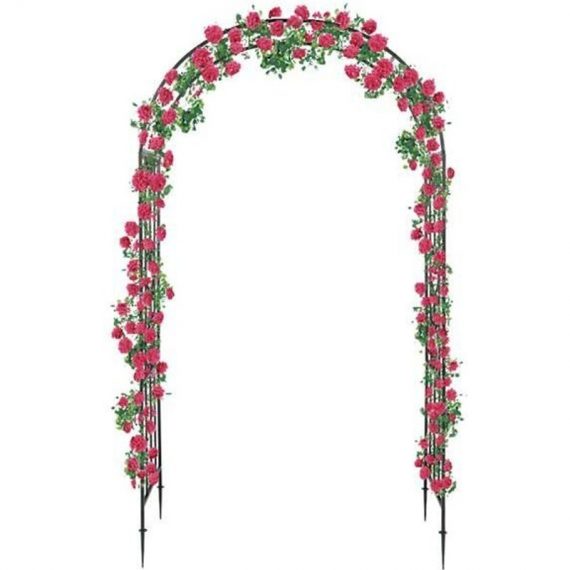 Arche à Rosiers tuteur roses arche de jardin arceau rosiers Support Plantes Grimpantes 6088748006151 LAkjwo-3839