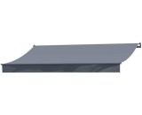 Concept-usine - Adro - Store banne manuel 4x3m gris polyester - Gris 3760313241145 224975