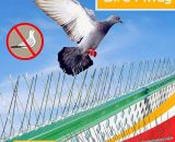 10 pouces anti-oiseaux clous oiseau r��pulsif m��tal acier inoxydable pointes d'oiseaux 14PC 5053054994639 NKN210624973