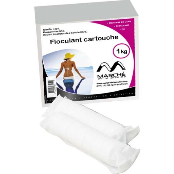 Floculant cartouche boite 1kg - Marchedelapiscine 3782178916327 555008010
