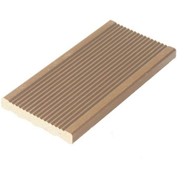 Plinthe finition terrasse bois composite - Coloris - Beige clair, Epaisseur - 1cm, Largeur - 5.5 cm, Longueur - 200 cm, Surface couverte en m² - 4 3068754300040 4230004