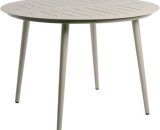 Table ronde en aluminium Inari sable - sable 3568353523326 TABLRO017