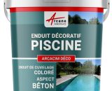 Décoration piscine enduit de cuvelage finition béton ciré ARCACIM DECO ARCANE INDUSTRIES Creme Ivoire - kit de 8 m² - Creme Ivoire 3700043420205 124_24728