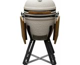 Outr - Barbecue Céramique Kamado Medium 50 cm Blanc - Blanc 9503652726577 9503652726577