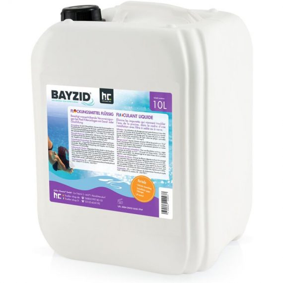 4 x 10 Litre Bayzid® Floculant liquide 4250463101882 SW10287.1