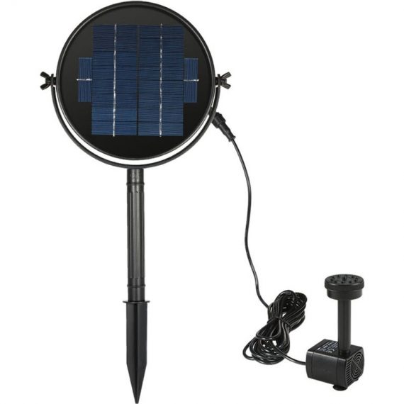 9V 3W Panneau solaire a energie solaire Kit Pompe submersible Fontaine brushless eau - Decdeal 799968179674 H18228-2