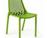 Chaise de jardin ajourée en plastique vert - Vert 3663095013194 103378