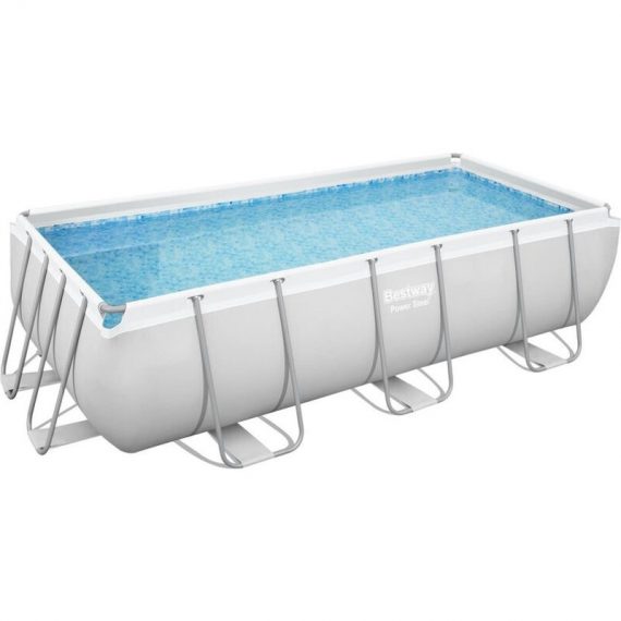 Concept-usine - HAWI - Kit piscine rectangulaire hors sol 4,04 x 2,01 x 1 m - Gris 3760313248502 228087