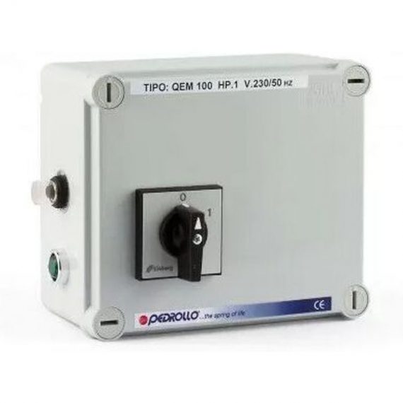 Pedrollo - QEM 300 - Panneau électrique pour pompe électrique monophasée 3 CV  QEM 300
