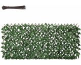 Sekey Clôture de protection en saule tapis de protection en osier coupe-vent avec serre-câbles, 100 x 200 cm 4260707748766 FE5