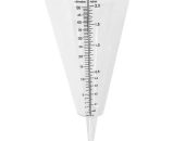Flyme - Pluviomètre cône sol pluviomètre pluie tasse à mesurer utilisé pour jardin extérieur avec Double échelle Transparent pratique 9682593255565 FLE-0841