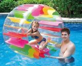 Flotteur à rouleaux gonflable, roue à eau colorée de 101,6 cm, jouet à rouleaux de piscine pour enfants et adultes à l'extérieur 9661545596994 QE-7430