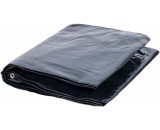 Nemaxx - Bâche premium PLA153 500x300 cm - noir avec illets, 450 g/m² PVC, abri, toile de protection - étanche, résistante, 15m² 4251320814297 27991