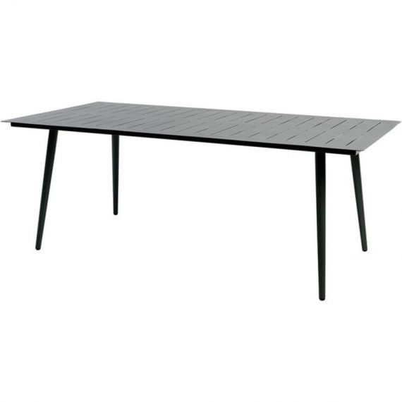 Table rectangulaire en aluminium Inari coloris carbone - Carbone 3568353523333 TABLRE133