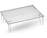 Boundless Voyage Mini table de camping pliante amovible en alliage d'aluminium gris (taille dépliée : longueur 29,7 cm largeur 21 cm hauteur 8 9466991754581 VERsXX-007604