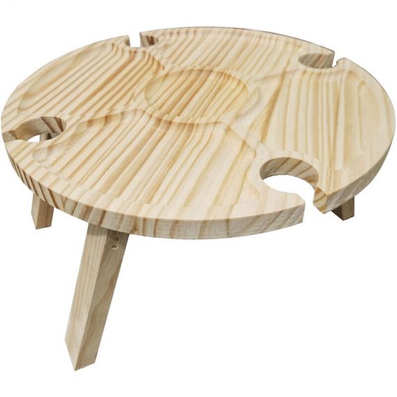 Mini Table de pique-nique avec porte-verre Table à vin pliante en bois pour plage jardin fête bateau Camping pique-nique - L 755924243087 Y22389L|210
