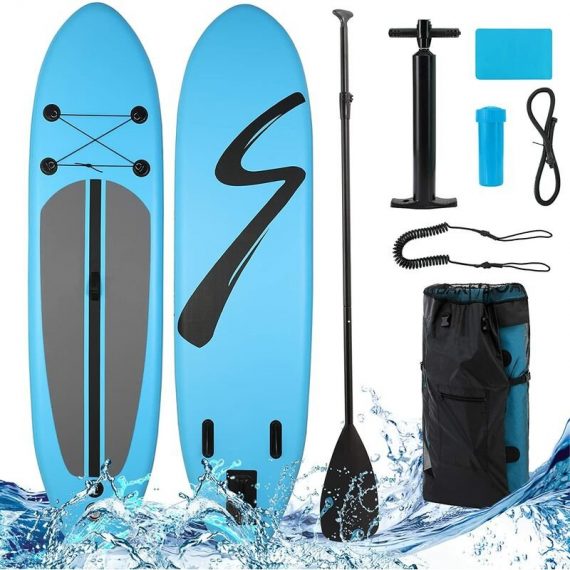 Stand up Paddle Board, 304 x 77 x 15.5CM, Stand Up Paddle Gonflable avec Pagaie, Stand Up Paddle Gonflable avec Accessoires Complets, Épaisseur 6 674012898964 1021717
