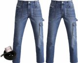 Kapriol - Lot de 2 Pantalons Jeans DENIM bleu + Ceinture Taille: S  132539x2/25037