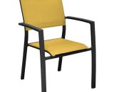 Fauteuil Games empilable Graphite / Moutarde - Proloisirs 3700103083050 3700103083050