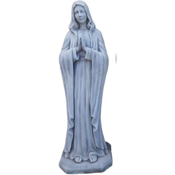 Statue classique en pierre reconstituée Vierge de Fatima 30x30x85cm. 8435653112909 FR7339