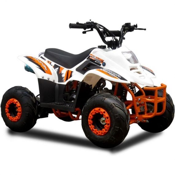 Quad atv 125 cc Kids Pocket Dirtbike Pitbike Automatique KXD moto 001 '6' Blanc-Orange 4260599852336 172651806