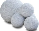 Sphère Granit Gris Clair Oslo Ø50cm - Gris 3700922503838 155892