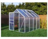 Plantiflex - Serre de jardin 4.75 m² en aluminium avec porte et fenêtre d'aération - 190x250 cm 4054748000033 4054748000033
