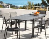 Table de jardin extensible 8 places Aluminium Murano (180 x 90 cm) - Gris anthracite 3701279603431 1N4TU01