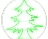 Arbre de Noël néon 60x60cm Lumière froide 420 Led Décoration de Noël 8435666309792 MWS18785
