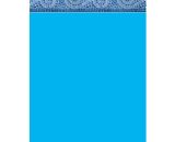 Piscineo - Liner Piscine 75/100 Bleu foncé frise Carthage 6.10 x 3.70m H1.20m 3700501192101 LI12204875-BFCART