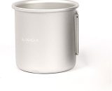 Lixada - Tasse de cafe de tasse de the de tasse d'eau d'alliage d'aluminium de camping de 250 ml avec des poignees pliables pour le camping en plein 805444039872 Y22155S|122