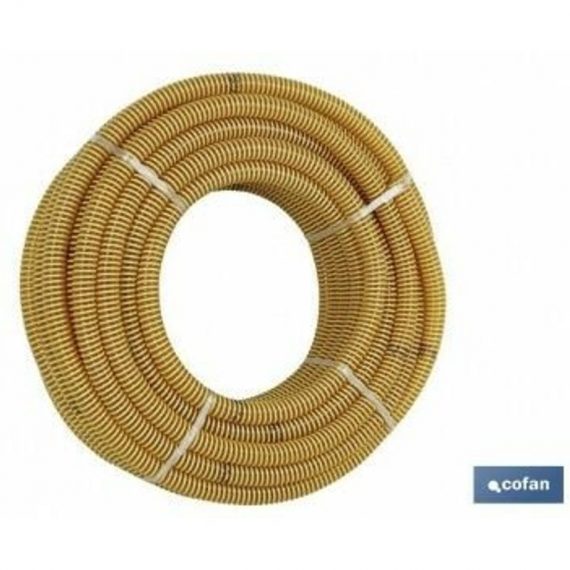 Rouleau tube spirale aspiration jaune Ø35mm 25m 8445187003987 CF90014424-29