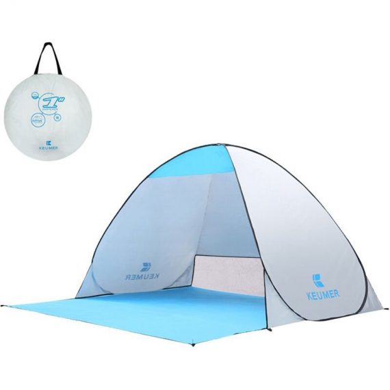 Keumer - 70.9X59X43.3 Pouces Automatique Instant Pop-Up Plage Tente Anti Uv Soleil Abri Cabana Pour Camping Peche Randonnee Pique-Nique, Type b 805444966307 Y25530B
