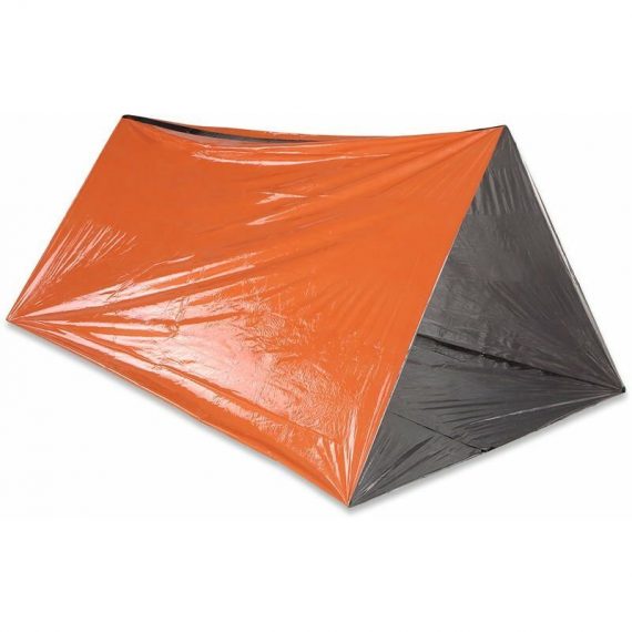 Tente de survie d'urgence pour 1 personne, abri de survie pour camping et randonnée (orange) 1871865842970 QE-1324