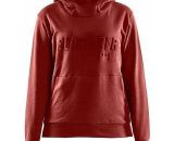 Sweat-shirt de travail à capuche imprimé 3D FEMME 100% coton Rouge Brique XS - Rouge Brique - Blaklader 7330509771266 105439