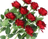 10 pièces Artificielle Roses Fleurs De Soie Faux Bouquets Floraux pour La Décoration De Mariage Maison Décoration De Fête d'anniversaire Jardin Décor 9466421306007 Karzshaccessories20221227
