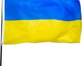 Drapeau de l'Ukraine 0,9 x 1,5 m Drapeaux nationaux ukrainiens Polyester 0,9 x 1,5 m Drapeau 9027979822137 Sun-14915YTQ