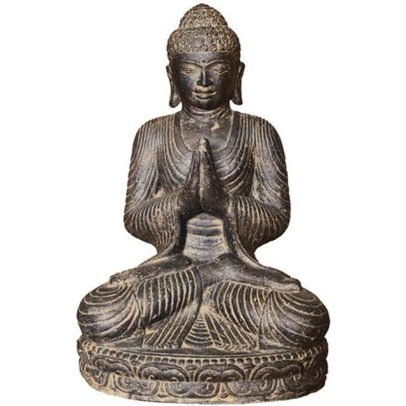 King Matériaux - Statue bouddha 45cm 3701199809760 D01000063