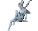 Figurines de Jardin Elfes Assis 22cm Statue d'ange Figurines Jardin Statue de Fée Décoration de Jardin，Superma 9449515214037 SUEP-02945